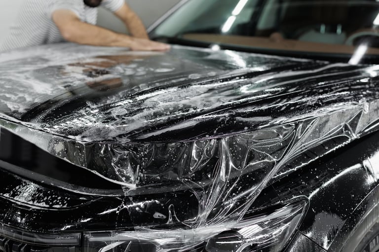 Hood protection film